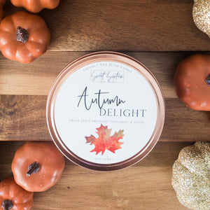 Autumn Delight | 6oz Tin Candle | Fall Collection