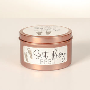 Sweet Baby Feet | 6oz Tin Candle | Signature Collection