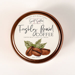 Freshly Brewed Coffee | 6oz Tin Candle | Signature Collection